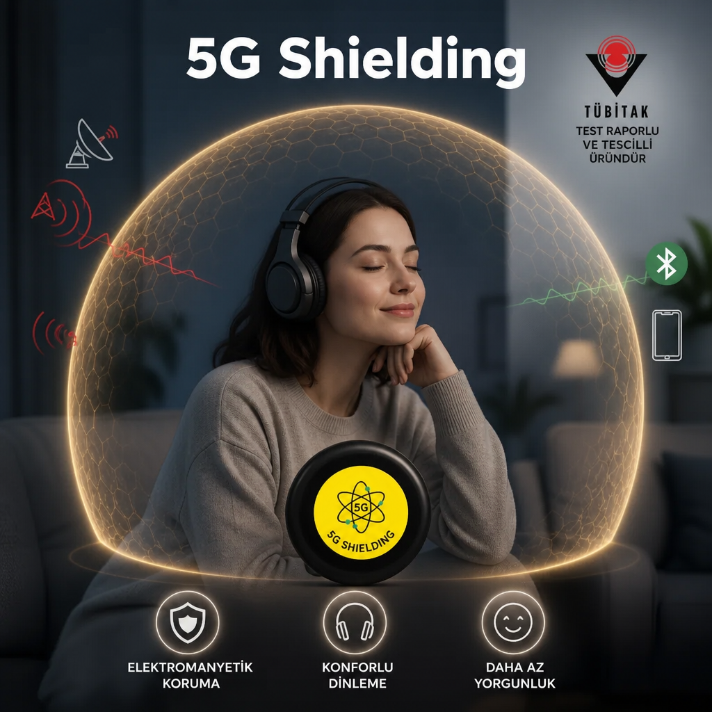 Telefon ve Akıllı Cihazlar İçin Frekans ve Radyasyon Koruyucu EMF Dengeleyici Kalkan