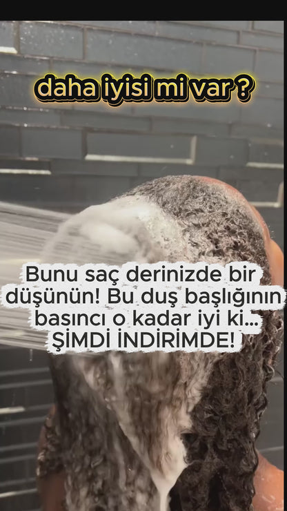Yumuşak Silikonlu Filtreli Duş Başlığı