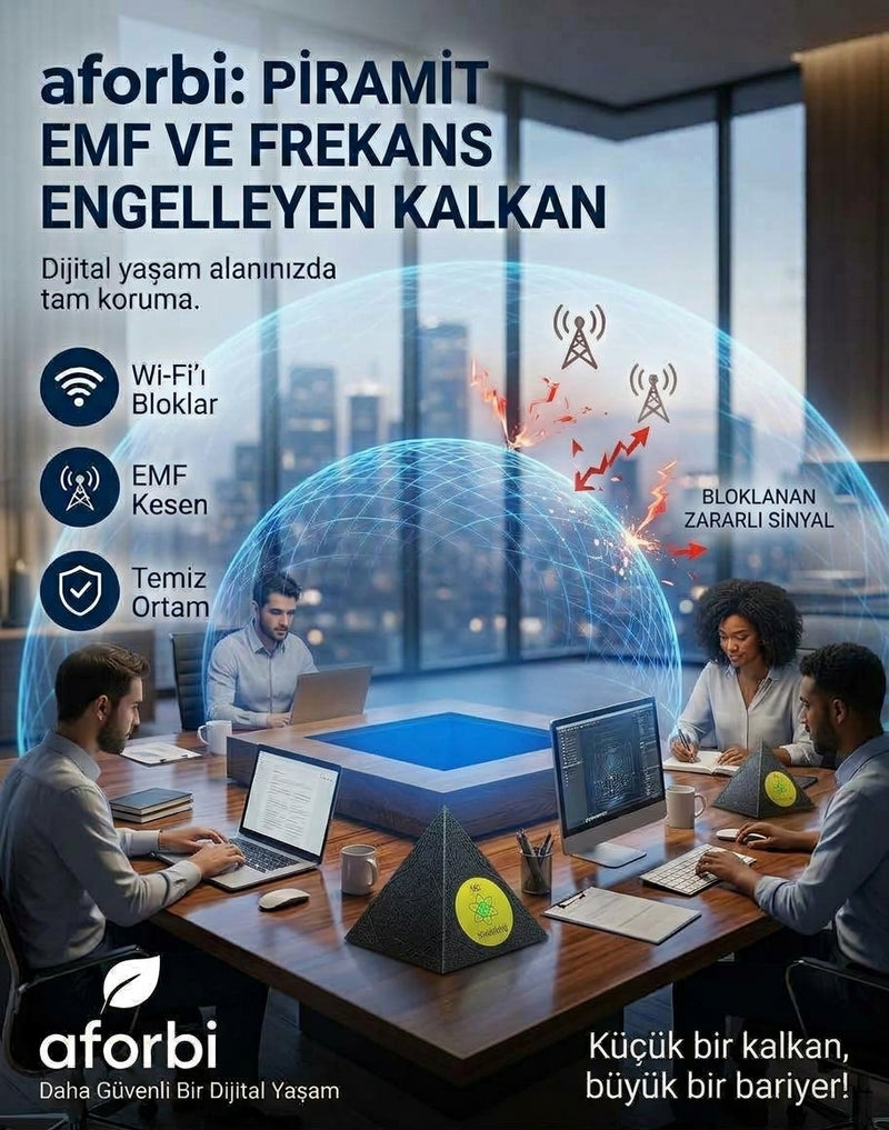 Masa Tipi Pramit Akıllı Cihazlar için Frekans ve EMF Dengeleyici Kalkan - 5G ve Radyasyon Koruyucu