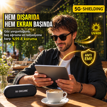 UV 400 KORUMALI GÜNEŞ GÖZLÜĞÜ VE ANTİ RADYASYON ÖNLEYİCİ ÖZELLİKLİ GÖZLÜK